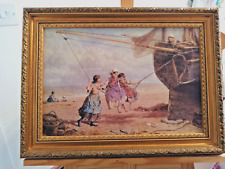 Vintage oil print for sale  DONCASTER