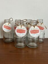 Rex London TRADITIONAL SCHOOL MILK BOTTLE 1/3 Pint Set Of Six for sale  Shipping to South Africa