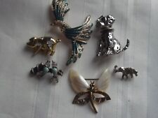 Vintage animal brooches for sale  HAVERHILL