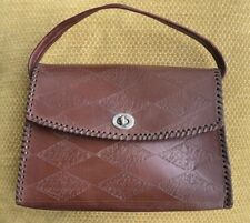 Vintage leather handbag for sale  DALTON-IN-FURNESS