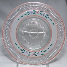 Used, Antique Handpainted Hob Knob Glass Christmas Plate 8" for sale  Shipping to South Africa