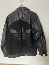 adidas leather jacket for sale  LEIGHTON BUZZARD
