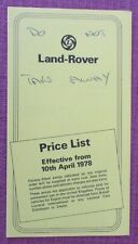 Genuine land rover for sale  SHERINGHAM