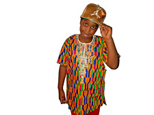 Boys embroidered kente for sale  DONCASTER