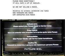PIONEER AVIC-F960DAB Tela de erro de software Reparo Boot Loop Fix software de cartão SD comprar usado  Enviando para Brazil