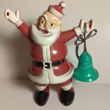 Papá Noel vintage con campana de Navidad plástico caramelo decoración Rosbro o Rosen? segunda mano  Embacar hacia Argentina