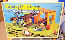 Vintage Mattel Honey Hill Bunch Clubhouse 1975 w Box & Accessories Incomplete for sale  Shipping to South Africa