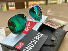 RayBan RB.3026, aviator sunglasses,Gold Frame/Large 62mm Ice Blue Lens. for sale  Shipping to South Africa