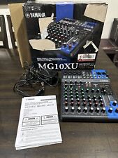 Yamaha MG10XU MG Series 10CH Mic Preamps USB Stereo Mixing Console Black for sale  Shipping to South Africa