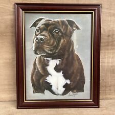 Staffy dog painting for sale  NEWTOWNARDS
