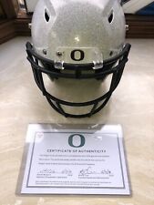 Authentic Oregon Ducks Schutt Game Worn GALAXY Football Helmet 2016 with COA for sale  Portland