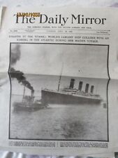 Titanic sinking daily for sale  CREWE