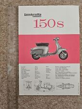 Lambretta original brochure for sale  LINCOLN
