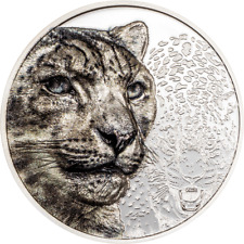 2024 Mongolia Wild Mongolia Snow Leopard 1 oz Silver Colorized Proof Coin for sale  Shipping to South Africa