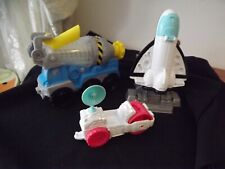 3 piezas transbordador espacial Play Doh Toys, camión mezclador, camión lunar, usado segunda mano  Embacar hacia Argentina