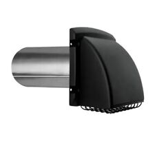 Usado, Campana de ventilación de boca ancha Everbilt 4 in para secadora cocina baño fabulosa ventilación negra Q segunda mano  Embacar hacia Argentina