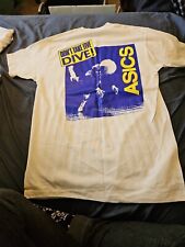 ASICS Vintage Hecha en EE. UU. Camiseta Blanca Para Hombre Talla Grande Años 90 Voleibol. Buceo. segunda mano  Embacar hacia Argentina