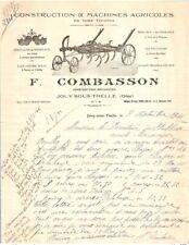 Ancienne lettre combasson d'occasion  Rioz