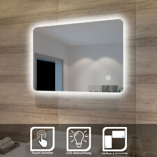 LED Badspiegel Badezimmer Spiegel Wandspiegel mit Beleuchtung Touch 50x70cm gebraucht kaufen  Hilden