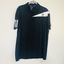 Usado, Camisa polo Adidas talla negra respuesta para hombre grande tenis golf deportes climacool segunda mano  Embacar hacia Argentina