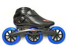 Trurev 2021 Carbon Fiber Pro Inline Speed Skate - 3 rodas quadro de fibra de carbono comprar usado  Enviando para Brazil