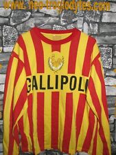 Vintage Gallipoli calcio  fans football soccer jersey shirt trikot maillot '90s usato  Italia