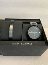 Armani Exchange Hampton Black Dial Men's Gift Set AX7101 for sale  Shipping to South Africa
