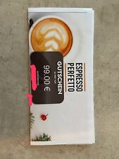 Espresso perfetto gutschein gebraucht kaufen  Krefeld