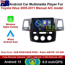 Unidade principal GPS de carro 9" Android 13 Octa Core para Toyota Hilux 05-11 CarPlay automático comprar usado  Enviando para Brazil