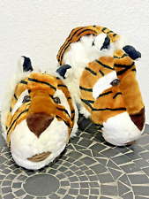 Chinelos masculinos de pelúcia Tiger Head tamanho médio (9-10), usado comprar usado  Enviando para Brazil
