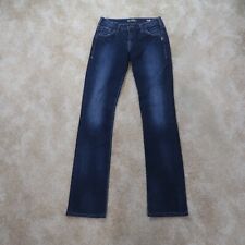 Calça jeans feminina prata Suki alta bebê bootcut 29x37 azul jeans comprar usado  Enviando para Brazil