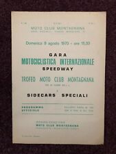 Speedway programme italy for sale  POOLE