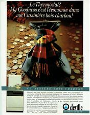  Publicité Advertising 0322 1986  Deville cuisinière  bois charbon  thermostat?  d'occasion  Raimbeaucourt
