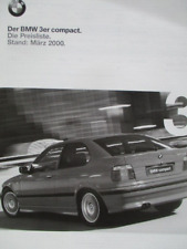 Używany, BMW 316i e36/5 compact 323tid 318tds 316g Preislsite +Edycje 3/2000 na sprzedaż  Wysyłka do Poland