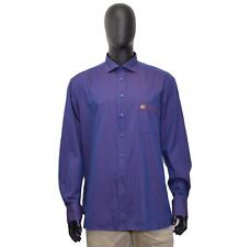 Men's Stefano Ricci Dress Shirt Cotton 18 46 Purple 100% AUTHENTIC for sale  Shipping to South Africa