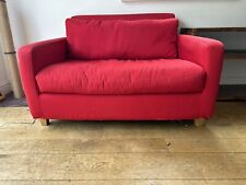 Red habitat sofa for sale  LEIGHTON BUZZARD