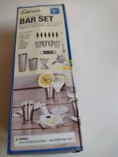 Lexihome 16 peças conjunto de coquetel kit barman coqueteleira conjunto de presente bar ac comprar usado  Enviando para Brazil