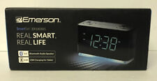 Emerson SmartSet Radio Reloj Alarma con Altavoz Bluetooth Estación de Carga USB, usado segunda mano  Embacar hacia Argentina