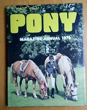 Pony magazine annual for sale  ST. HELENS