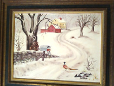 Framed painting winter for sale  Charleston