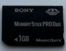 Sony 1GB Memory Stick Pro Duo Magic Gate Tarjeta de memoria segunda mano  Embacar hacia Argentina