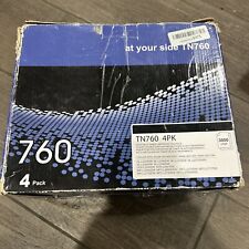 Cartucho de tóner 4 piezas TN760 para Brother TN730 MFC-L2710DW DCP-L2550DW HL-L2390DW segunda mano  Embacar hacia Argentina