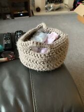 Crochet basket suitable for sale  NUNEATON