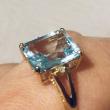 Bague topaze bleue d'occasion  Deauville