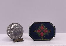 VTG Artisan MARY GRADY O'BRIEN Fine Toleware Tray Dollhouse Miniature 1:12 for sale  Shipping to South Africa