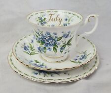 royal albert month cup saucer for sale  LOWESTOFT