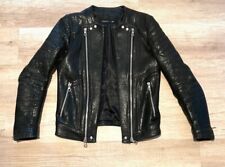 Balmain Lederjacke Biker Gr. M, Schwarz Jacke Leather Jacket comprar usado  Enviando para Brazil