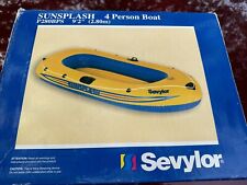 Sevylor Sunsplash 4 Person Inflatable Raft Boat Vintage In Box P280BPS 9'2", used for sale  Shipping to South Africa