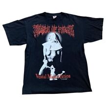 Vintage 1995 Cradle Of Filth Vestal Masturbation T Shirt XL 90s for sale  Shipping to South Africa