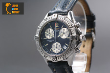[Quase em perfeito estado] Relógio de quartzo masculino Breitling Colt A53035 cronógrafo mostrador azul comprar usado  Enviando para Brazil